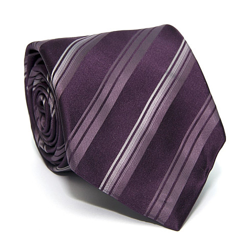 Галстук Escape фиолетовый в полоску  ZN-1822