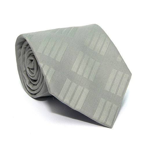 Сіра краватка Rosso Fiorwntino зі смужками ZN-1832