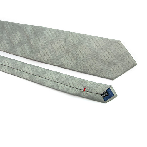 Сіра краватка Rosso Fiorwntino зі смужками ZN-1832