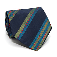 Галстук Romeo Gigli синий в полоску ZN-1846