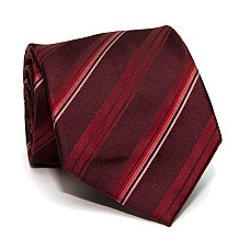 Галстук Escape бордовый в полоску ZN-1847