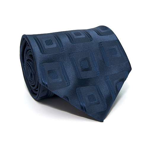 Галстук ZAGI синий с квадратиками ZN-1851