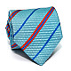 Галстук Rosso Fiorwntino голубой с полосками ZN-1857