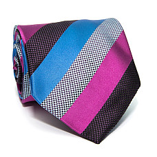 Галстук Rosso Fiorwntino цветной в полоску  ZN-1885