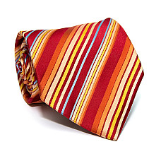 Разноцветный галстук ZAGI в полоску ZN-1893