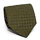 Краватка Rosso Fiorwntino хакі в квадратики ZN-1894