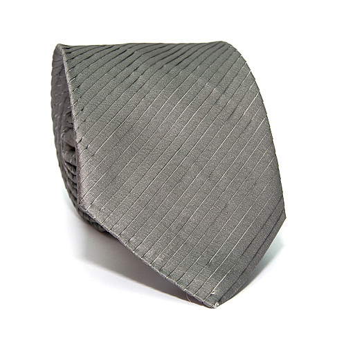 Серый галстук Rosso Fiorwntino в полоску ZN-1914