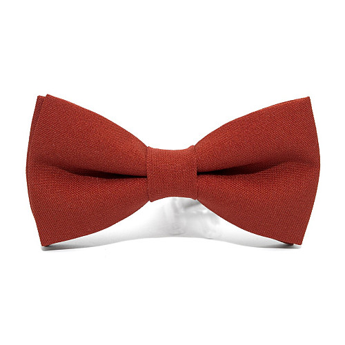 Краватка метелик Gofin теракотовий матовий двошаровий AB-7206