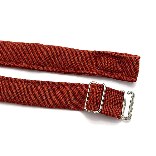 Краватка метелик Gofin теракотовий матовий двошаровий AB-7206