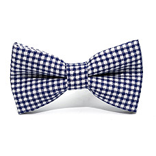 Галстук бабочка Gofin синяя в клетку AB-7208