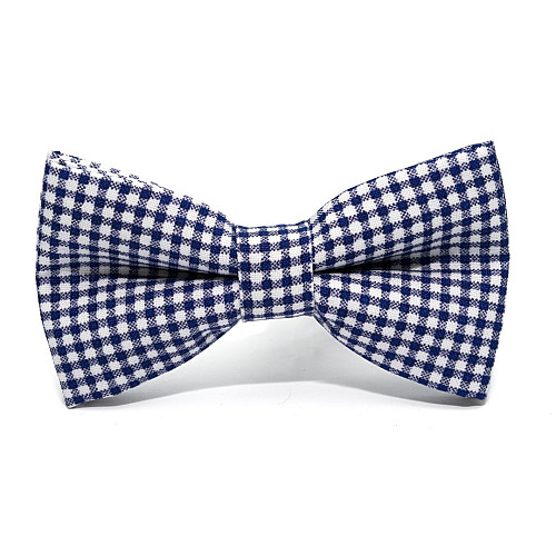 Галстук бабочка Gofin синяя в клетку AB-7208