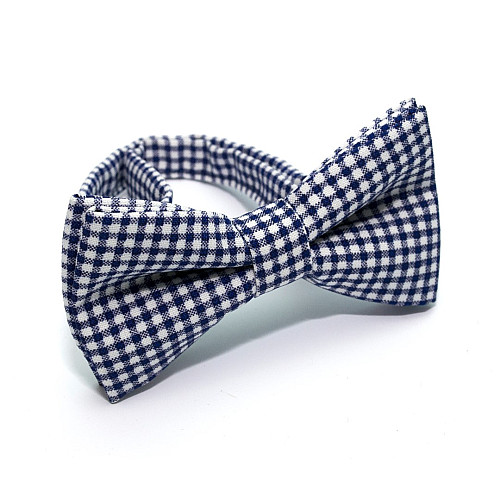 Галстук бабочка Gofin синяя в клетку AB-7208