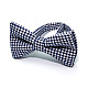 Галстук бабочка Gofin синяя в клетку AB-7208