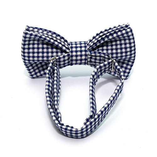 Галстук бабочка Gofin синяя в клетку AB-7208