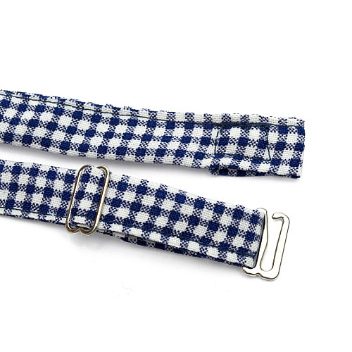 Галстук бабочка Gofin синяя в клетку AB-7208