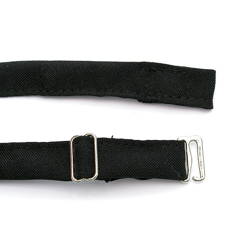 Краватка метелик Gofin фіолетовий  з чорним двошаровий матовий AB-7209