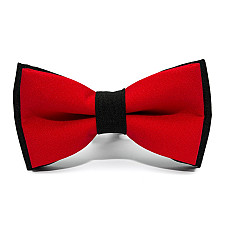 Галстук бабочка Gofin двухслойная красная AB-7210