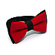 Галстук бабочка Gofin двухслойная красная AB-7210