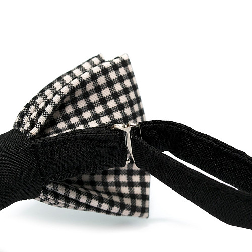 Бабочка двухслойная черно-белая клетку AB-7217