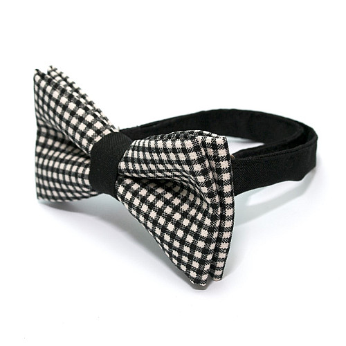 Бабочка двухслойная черно-белая клетку AB-7217