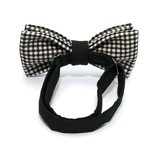 Бабочка двухслойная черно-белая клетку AB-7217