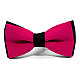 Галстук-бабочка Gofin двухслойная фуксия с черным AB-7218