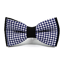 Галстук-бабочка Gofin двухслойная синяя AB-7220