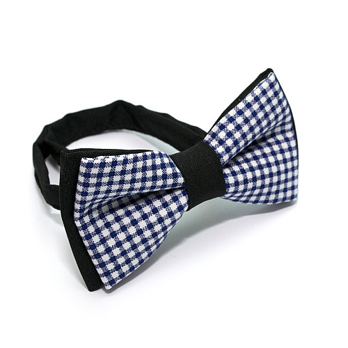 Краватка-метелик Gofin двошаровий синій AB-7220