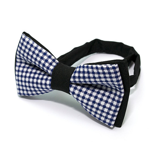 Краватка-метелик Gofin двошаровий синій AB-7220