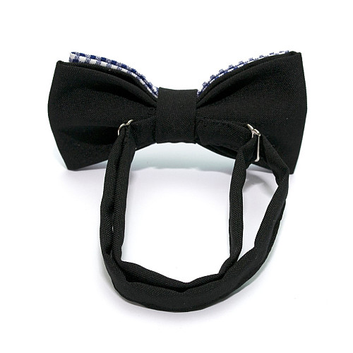 Краватка-метелик Gofin двошаровий синій AB-7220