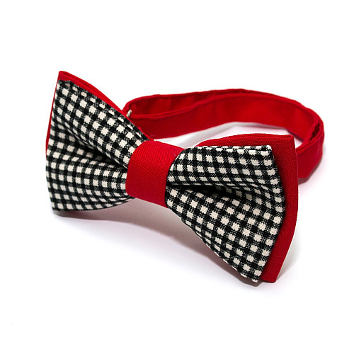 Краватка-метелик Gofin двошаровий в клітку AB-7221