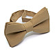 Галстук-бабочка Gofin бежевая двухслойная матовая AB-7228