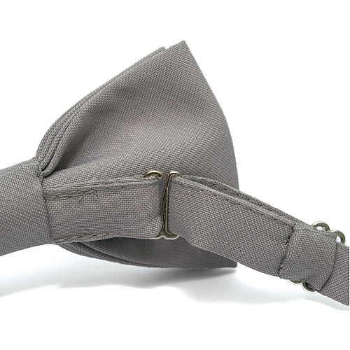 Краватка-метелик Gofin світло-сірий матовий AB-7229