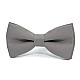 Краватка-метелик Gofin світло-сірий матовий AB-7229