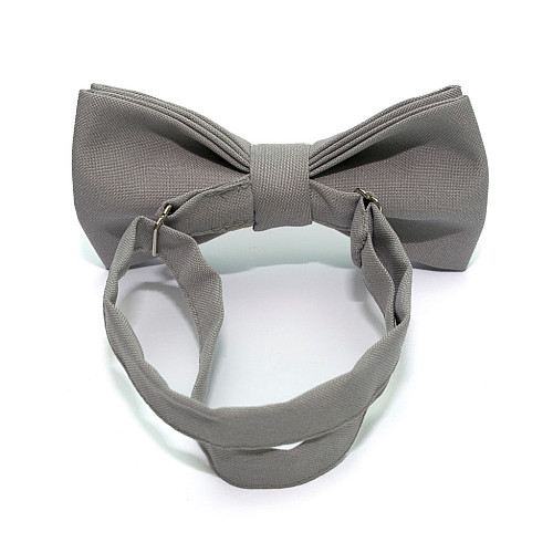 Краватка-метелик Gofin світло-сірий матовий AB-7229