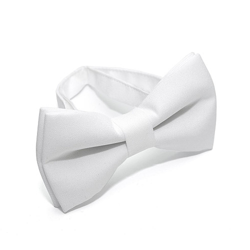 Галстук-бабочка Gofin белая матовая AB-7231