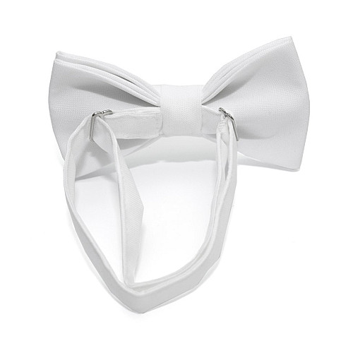 Галстук-бабочка Gofin белая матовая AB-7231