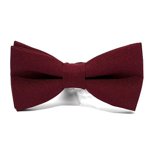 Краватка метелик Gofin бордовий матовий AB-207