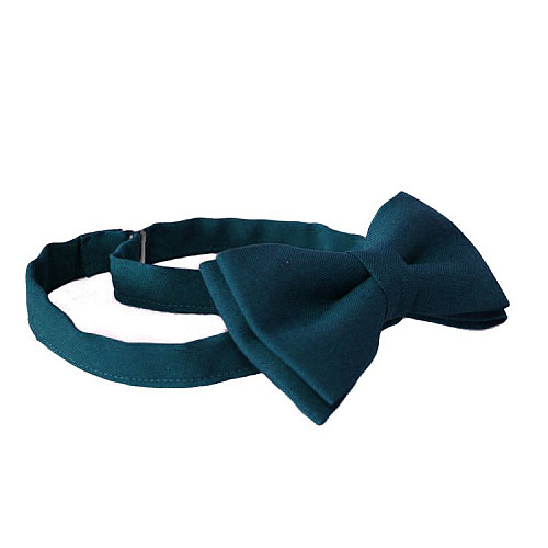 Галстук бабочка однотонная Темно-Бирюзовая AB-147